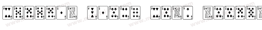 Digital Cards Demo lRegular字体转换